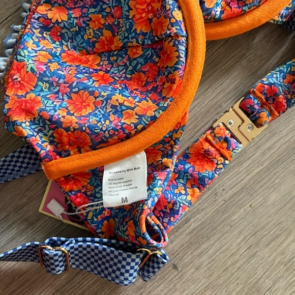 NWT- Strawberry Milk Mob Bikini Top - Picture 5 of 5
